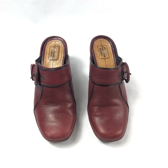 Clarks Women’s Artisan Clog Leather Heel Mule Size 9.5M - Picture 9 of 15